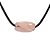 05 Barril Furado Longitudinal Pedra Quartzo Rosa 20mm Tipo B - Imagem 3