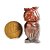 03 Mini Coruja Vermelho Esculpida em Dolomita para Decoração - Imagem 3