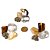100 Kit 4 Pedras Naturais da Prosperidade Aprox 10 a 20 mm - Imagem 1