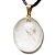03 Pingente Disco Liso Quartzo Cristal Pedra Montagem Prata 950 Atacado - Imagem 3
