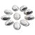 10 Cabochao Oval pra Pingente Pedra Cristal Opalado Lapidado Calibrado 12 x 17mm - Imagem 2