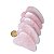 10 Massageador Gua Sha Quartzo Rosa Pedra Natural 50g 70mm - Imagem 2