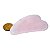 05 Massageador Gua Sha Quartzo Rosa Pedra Natural 50g 70mm - Imagem 6