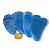 10 Massageador Gua Sha Quartzo Azul Pedra Natural 50g 70mm - Imagem 1