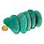 05 Massageador Gua Sha Quartzo Verde Pedra Natural 50g 70mm - Imagem 3