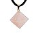 10 Pingente Pirâmide Pedra Quartzo Rosa Natural Dourado Atacado - Imagem 3
