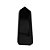 03 Ponta Obsidiana Negra 4 a 5 cm Sextavado Pedra Natural Lapidado - Imagem 1