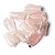 10 Anjo Pingente Pedra Quartzo Rosa Pino Prateado AP9139 - Imagem 6
