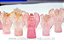 10 Anjo Pingente Pedra Quartzo Rosa Pino Dourado AP3675 - Imagem 2