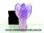 10 Escultura Anjo Ametista 3 a 4 cm Pedra Natural ATACADO - Imagem 1