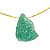 03 Cascalho Quartzo Verde Furo Vazado Artesanato 20 a 30mm - Imagem 3