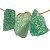 05 Cascalho Quartzo Verde Furo Vazado Artesanato 20 a 30mm - Imagem 6