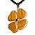10 Pingente Trevo Jaspe Amarelo com Rajas Pedra Natural Dourado - Imagem 4