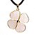 10 Pingente Trevo da Sorte 4 Folhas Quartzo Rosa Pingente Dourado - Imagem 1