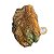 03 Malaquita Pedra Bruto Natural 700 a 800g 12 a 16cm Tipo C - Imagem 1