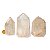 01 Kg Ponta Cristal Lapidado Natural 200 a 600g Classe C Atacado - Imagem 1