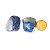 4 Cristal Azul Grande Pedra Quartzo Rolado com 3 cm Aproximadamente - Imagem 3