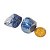 4 Cristal Azul Grande Pedra Quartzo Rolado com 3 cm Aproximadamente - Imagem 5