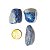 4 Cristal Azul Grande Pedra Quartzo Rolado com 3 cm Aproximadamente - Imagem 2