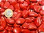 5kg Jaspe Vermelho Rolado Pedra Natural G 30 a 45mm Tipo B - Imagem 4