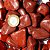 5kg Jaspe Vermelho Rolado Pedra Natural G 30 a 45mm Tipo B - Imagem 3