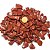 5kg Jaspe Vermelho Rolado Pedra Natural P 10 a 20mm Tipo B - Imagem 1