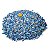 1 kg Sodalita Azul Rolado Pedra Natural Areia 3 a 8mm Aprox - Imagem 4