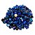 1 Kg Ágata Azul Pedra Rolada P Extra 10 a 20mm - Imagem 4