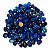 1 Kg Ágata Azul Pedra Rolada P Extra 10 a 20mm - Imagem 1