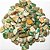 5kg Jadeita Verde Rolado Pedra Natural P 10 a 20mm Tipo C - Imagem 1