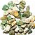 1kg Jadeita Verde Rolado Pedra Natural M 20 a 35mm Tipo B - Imagem 1
