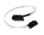 05 Bracelete de Turmalina Preta Ajustável Prateado Atacado - Imagem 1