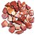 1kg Quartzo Vermelho Rolado Pedra M 20 a 35mm Tipo B - Imagem 1