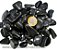 5kg Quartzo Preto Rolado Pedra Natural P 10 a 20mm Tipo C - Imagem 1