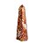 Ponta Calcedônia Mosaico Pedra Natural 708g 19cm Classe B - Imagem 1