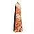 Ponta Calcedônia Mosaico Pedra Natural 1,6Kg 28cm Classe B - Imagem 1