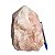01 Cristal Rosa Pedra Pé e Bico Serrado 7 a 8Kg 20cm Tipo B - Imagem 1