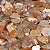 1kg Aragonita Raio Laranja Rolado Natural Areia 3 a 8mm - Imagem 2