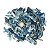 1 Kg Cianita Azul Cascalho De Canudos para Fabricar Orgonite - Imagem 1