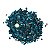 1 kg Apatita Azul Granulado Pra Orgonite REFF PA4729 - Imagem 1