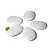 20 Massageador Sabonete Pedra Quartzo Leitoso 6 a 8cm Terapeutica - Imagem 4