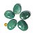 10 Massageador Sabonete Pedra Quartzo Verde 6 a 8cm Terapeutica - Imagem 1