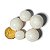 05 Mini Bola Quartzo Leitoso Esfera 10 a 20mm ATACADO REFF 250443 - Imagem 1