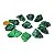 10 Rubi na Zoisita Pedra Bruto Natural 8g 2 a 4cm Classe B - Imagem 5
