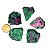 05 Rubi na Zoisita Pedra Bruto Natural 15g 2 a 4cm Classe B - Imagem 4