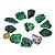 10 Rubi na Zoisita Pedra Bruto Natural 15g 2 a 4cm Classe B - Imagem 1