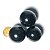 03 Mini Bola Cristal Negro Esfera Pedra Natural Pequena Kit - Imagem 1