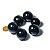 03 Mini Bola Cristal Negro Esfera Pedra Natural Pequena Kit - Imagem 3