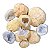 03 Kit 3 Geodos Misteriosos Cristal Para Abrir Média 4 a 6cm - Imagem 1