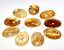 10 Cabochao Oval CITRINO Bombardeado 17 x 12 MM Semi Calibrado - Imagem 2